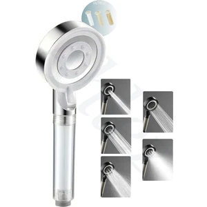 Filtreli 5 Fonksiyonlu Yüksek Basınçlı Ayarlanabilir Duş Başlığı