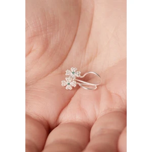 Elika Silver Kadın Kalp Model 925 Ayar Gümüş Çocuk Küpesi