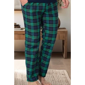 Mecit 3000 Yeşil Ekoseli Erkek Tek Alt Pijama