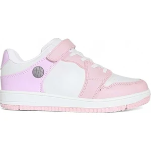 1608 Anatomik Tabanlı  Çocuk ve Genç Sneakers Ayakkabı - NKT01608-PEMBE Beyaz-33
