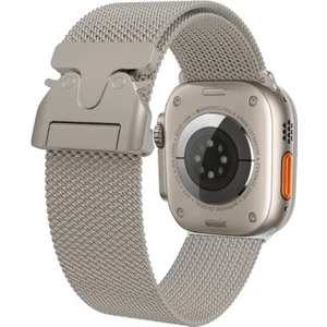 Apple Watch Series 4/5/se/6/se 2.nesil 44MM Uyumlu Aliminyum Alaşım Hasır Metal Akıllı Saat Kordonu