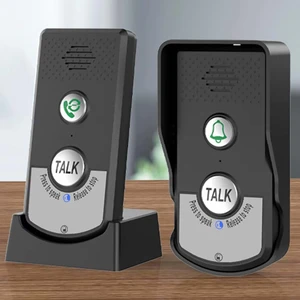 Interkom Elektronik Kablosuz 2 Yönlü Ses Iletimi Telsiz Uzun Menzilli Kablosuz Kapı Zili Ünitesi Su Geçirmez