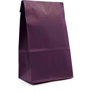 Al Bi 90Lık 15X30X9 cm Kese Kağıdı Kraft Kare Dipli Mor 10 Adet