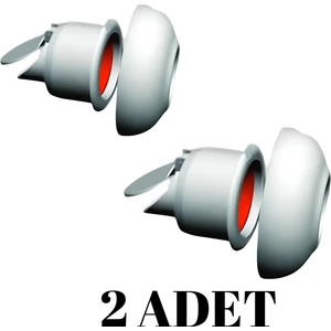 Desiphon 2 Adet Çekvalfli Adaptör Conta Lavabo Gideri Koku Önleyici