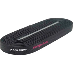 Geniş Lastik 2cm 10 mt Paça Lastik Bel Lastik Don Lastik Alez Lastik Çok Amaçlı Lastik