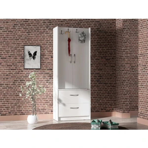 ABRE vm-348 BEYAZ VESTİYER PORTMANTO AYAKKABILIK