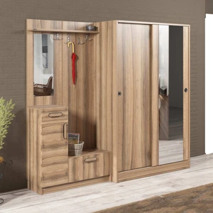 VM-36300 Dore Ceviz Vestiyer Portmanto