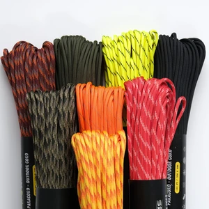 Paracord - Outdoor Cord %100 Mukavemetli Polyester Paracord Ip 4mm Çapında 5 Metre Uzunluluğunda