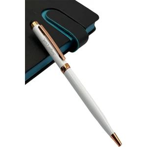 Touch Padli Metal Tükenmez Kalem Isme Özel Kutusuz