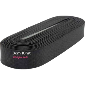 Geniş Lastik 3cm 10 mt Paça Lastik Bel Lastik Don Lastik Alez Lastik Çok Amaçlı Lastik