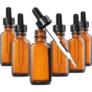 Damlalıklı 50 Ml x 6 Adet Amber Şişe