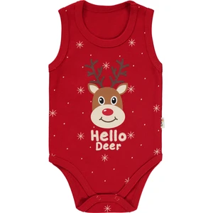 Civil Baby Bebek Çıtçıtlı Badi 1-18 Ay Kırmızı