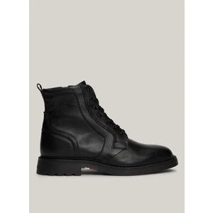 Tommy Hilfiger Deri Siyah Erkek Bot Hılfıger Comfort Lwt Lth Boot