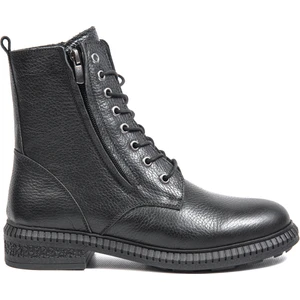 Deri Siyah Kadın Bot BUL-250628