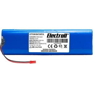 Medion Md18600 Uyumlu Batarya (ORJİNAL KAPASİTE) 3200mah Pil Robot Süpürge Batarya Değişimi