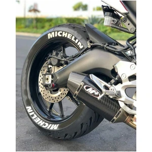 Lastik Yazısı Michelin Orijinal Ürün 4 Adet Motorsiklet ve Araba Sticker ®