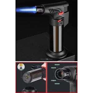 Home Dekor Hediye 1 Adet Doldurulabilir Çakmak 1300°C Torch Depolu Orta Boy Pürmüz 1300°C Kamp Çakmağı Pürmüz