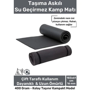 Taşıma Askılı Su Geçirmez Konforlu Kalın Rahat Çift Taraflı Çadır Uyku Yer Minderi 16MM Kamp Matı