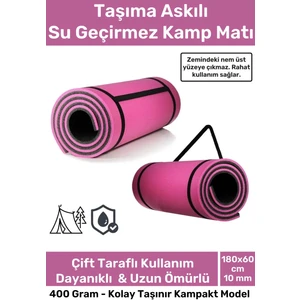 Taşıma Askılı  Konforlu Kalın Rahat Çift Taraflı Çadır Uyku Yer Minderi 10MM Kamp Matı