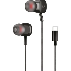 Linktech H16 Kulak Içi Usb-C Kablolu Mikrofonlu Kulaklık