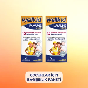 Wellkid Immune Liquid + Immune Liquid Çocuk Multivitamini