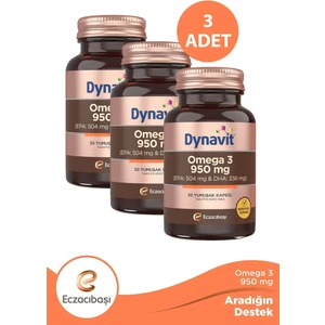 Omega 3 950 Mg 30 Yumuşak Kapsül 3 Adet