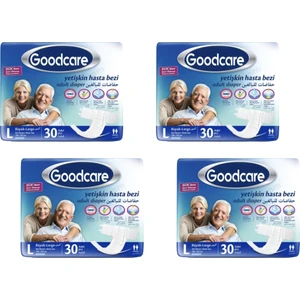 Good Care Goodcare Yetişkin Hasta Bezi Large (L) 120 Adet (4 Paket)
