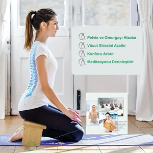 Taşınabilir Katlanabilir Meditasyon Sandalyesi, Yoga, Meditasyon, Dua