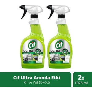Ultra Anında Etki Kir ve Yağ Çözücü 1025 ml x2