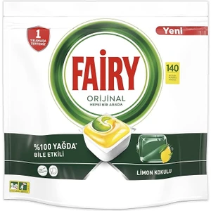 Hepsi Bir Arada Bulaşık Makinesi Deterjanı Kapsülü/tableti 70 Yıkama Limon Kokulu