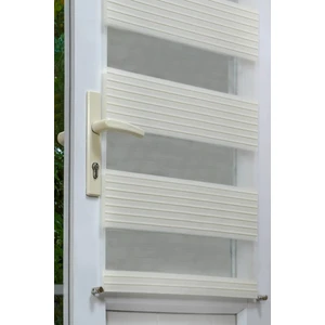 Metal Rustikli Pliseli Zebra Perde