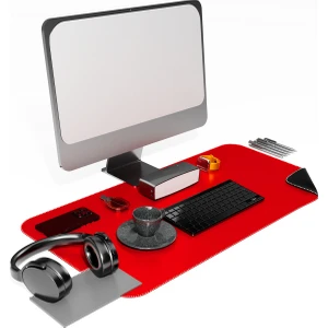 Deri Mousepad Oyuncu 80X40CM Matı Laptop ve Bilgisayar Uyumlu Geniş Gaming Masa Sümeni ve Mouse Pad Ofis Uyumlu