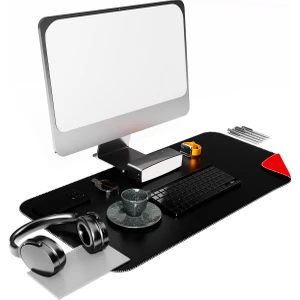 Deri Mousepad Oyuncu Matı Laptop ve Bilgisayar Uyumlu Geniş Gaming Masa Sümeni ve Mouse Pad 80X40CM