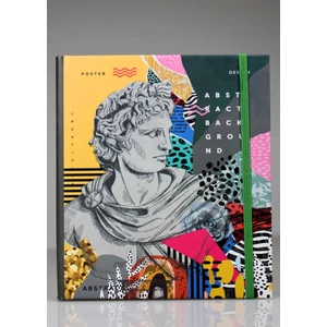 Heykel Çizgili Kalın Kapaklı Defter