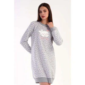 Kadın Polar Uzun Kol Gri Tunik C5T5N0O303