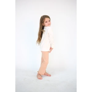 Pour La Riviere Kız Çocuk 2-6 Yaş  Pamuklu Barbie Baskılı Bisiklet Yaka Uzun Kol Sweat Takım