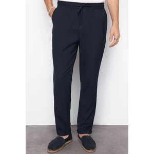 Erkek Yeni Moda Dar Paça Regular Boy Dokuma Beli Lastikli Slim Fit Kumaş Pantolon