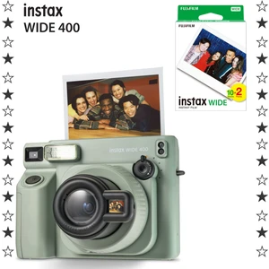 Instax Wide 400 Yeşil Fotoğraf Makinesi ve 20'li Film