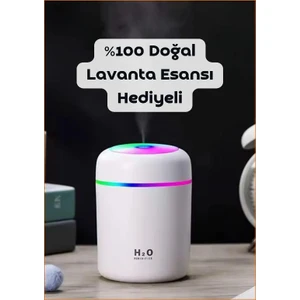 YENİ NESİL  TYPE-C GİRİŞLİ Koku Dagıtıcı , Hava Nemlendirici + 2 Flitreli Hediyeli + 1 Koku Hediyeli Gece Lambası Hava Bombası Ultrasonik Lavanta Koku Hediyeli