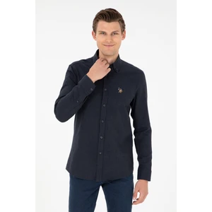 U.S. Polo Assn. Erkek Lacivert Gömlek Basic 50293980-VR033
