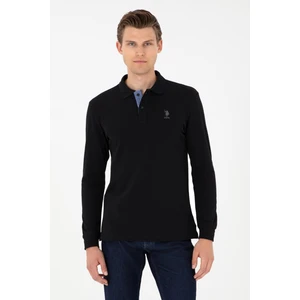 U.S. Polo Assn. Erkek Siyah Basic Sweatshirt 50289062-VR046