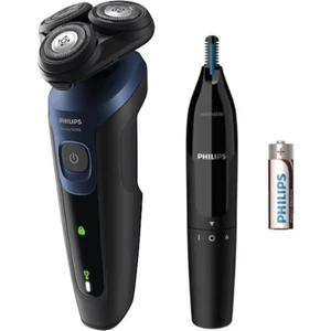 S5445 Islak/kuru Sinek Kaydı Tıraş - Kulak-Burun Tüy Kesme Makinesi 2'li Avantaj Set