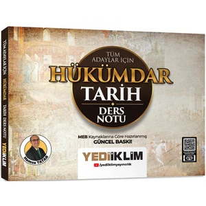 Yediiklim Yayınları 2026 Tüm Adaylar İçin Hükümdar Tarih Ders Notu