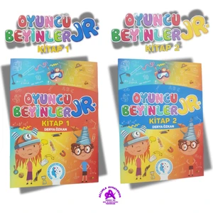 Tazof Oyuncu Beyinler Jr. Seviye 1-2 (2 Kitap Bir Arada)