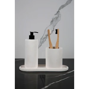 Marble Serisi Diş Fırçalık Ve Sıvı Sabunluk