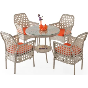 Citrus - Rattan Bahçe Balkon Mutfak Masa Takımı