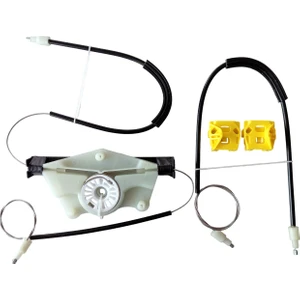 Volkswagen Golf 4 Volkswagen Bora Uyumlu Ön Sağ Kapı Cam Kriko Teli Ve Tamir Seti Takımı Kapaklı