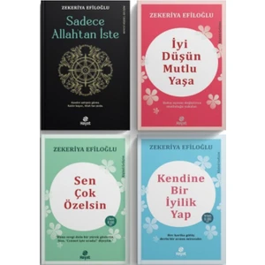 Sadece Allah'tan İste - İyi Düşün Mutlu Yaşa - Sen Çok Özelsin - Kendine Bir İyilik Yap 4'lü Set - Zekeriya Efiloğlu