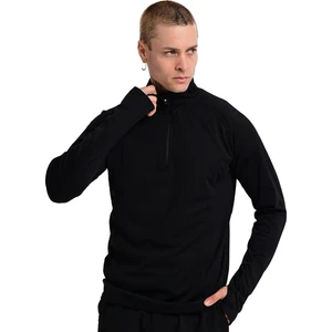 Cordoba Midlayer Erkek Siyah Koşu Sweatshirt 24KE001-SYH