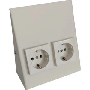 Mutfak Dolap Altı İkili Priz Beyaz